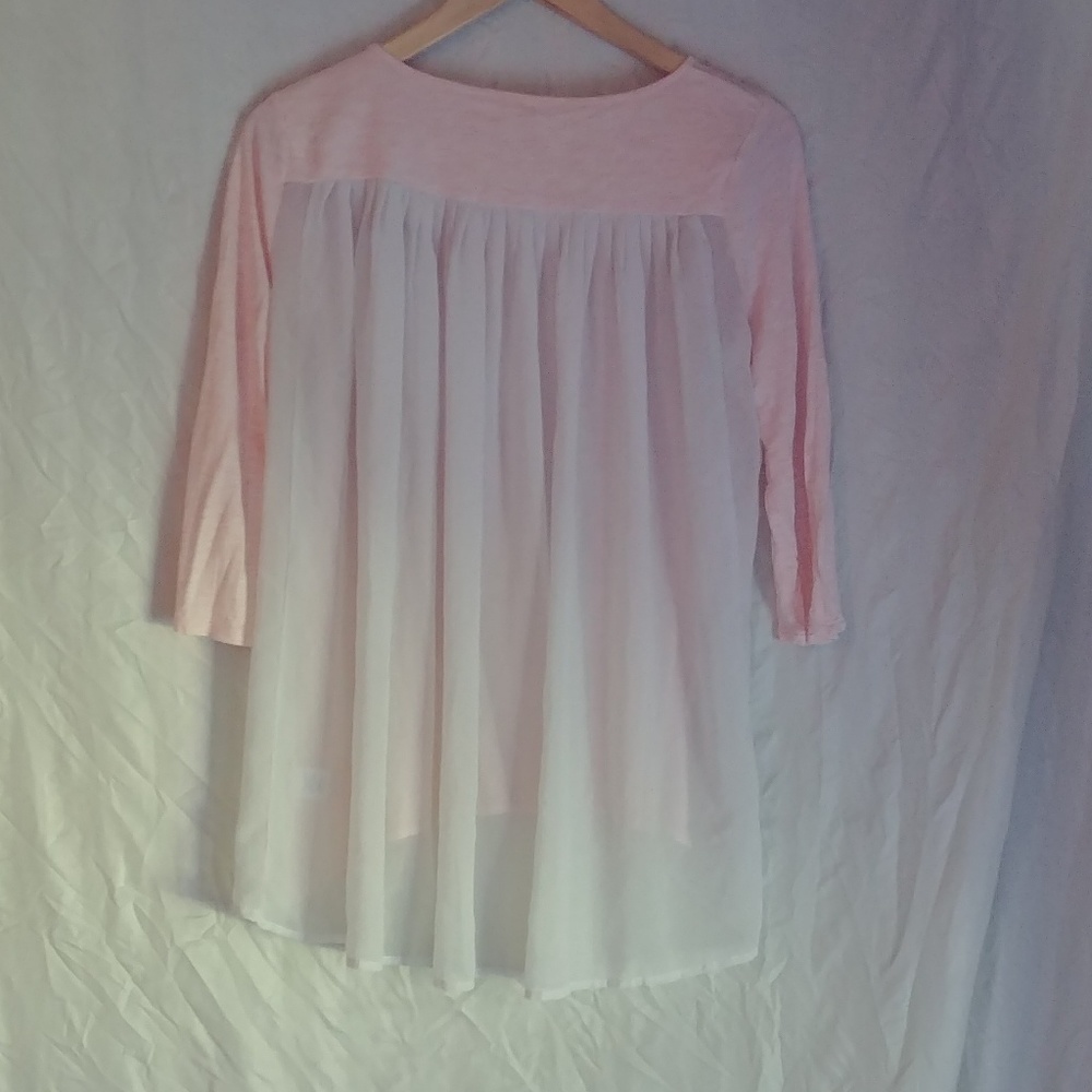 APT. 9 | Pink 3/4 Sleeve Shirt - Picture 2 of 3